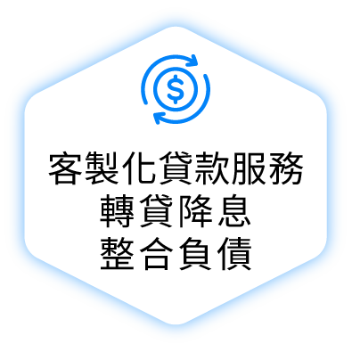 客製化貸款服務 轉貸降息、整合負債